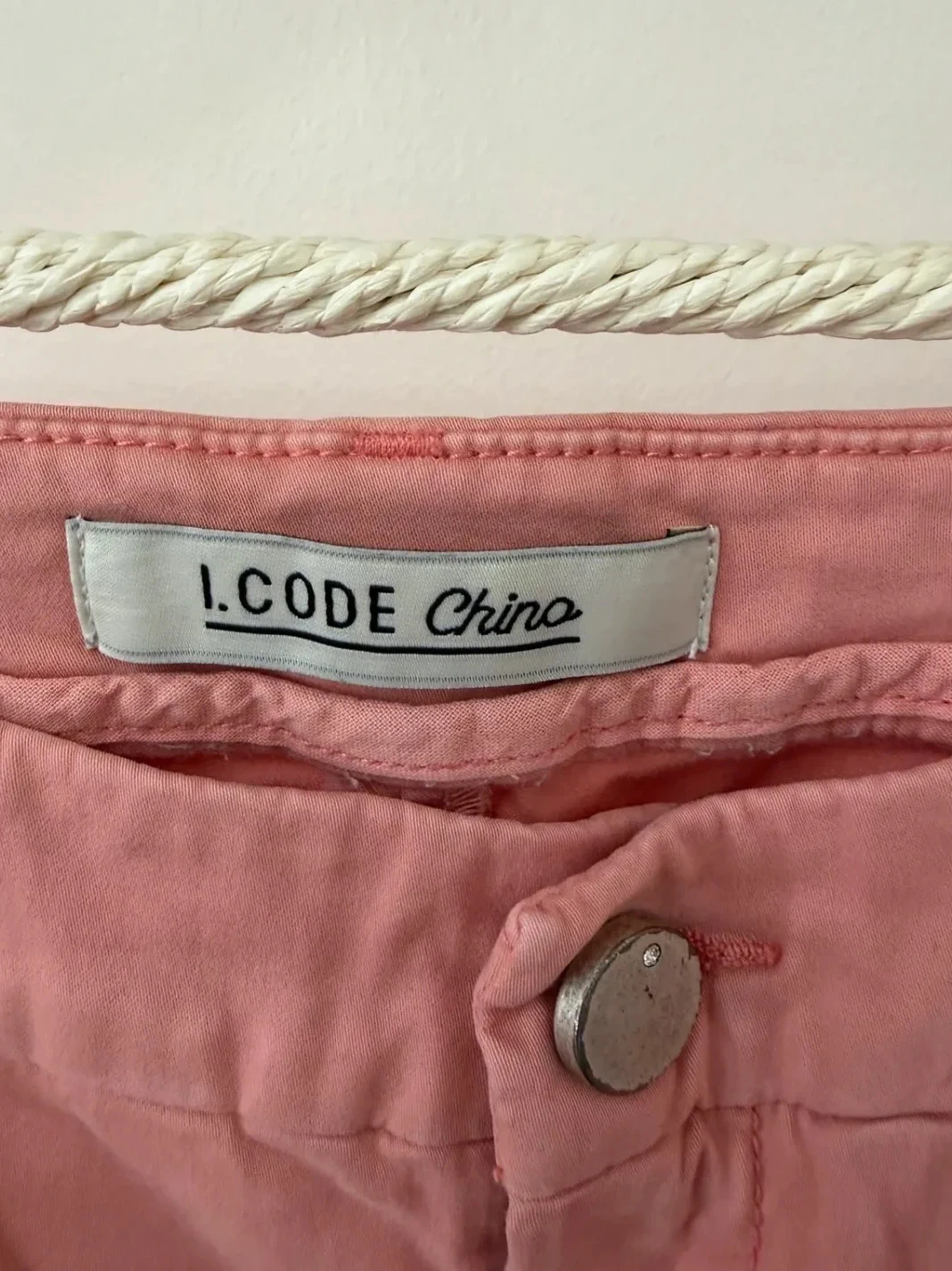 Pantalón chino I.Code by IKKS rosa polvo 34 36 perfecto estado – photo 2